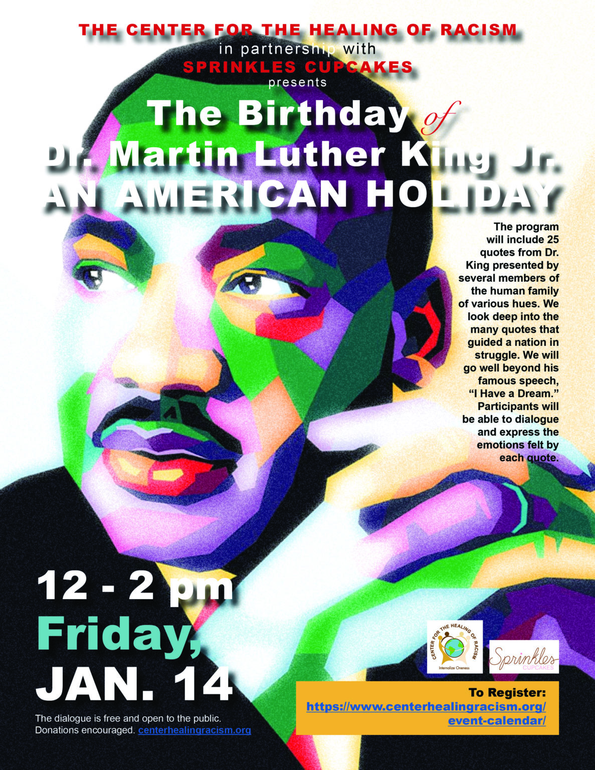 The Birthday of Dr. Martin Luther King Jr, an American HolidayZoom